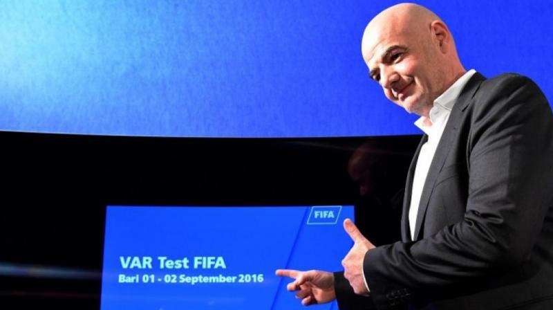 Infantino said VAR had been shown to reduce the number of refereeing mistakes in matches where it has been used. (Photo: AFP) Infantino said VAR had been shown to reduce the number of refereeing mistakes in matches where it has been used. (Photo: AFP)