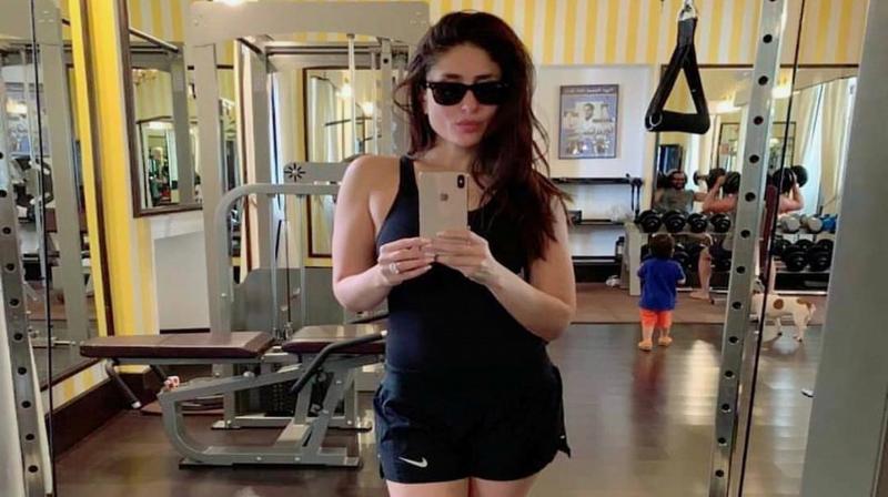 Kareena Kapoor Khan's gym selfie. (Photo: Instagram) Kareena Kapoor Khan's gym selfie. (Photo: Instagram)
