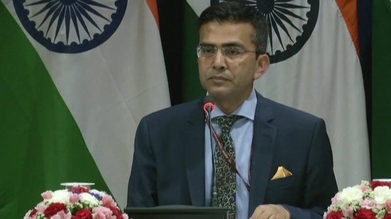 'Our mission in Hong Kong has informed that Department of Justice of Hong Kong are still examining our request for provisional order of arrest of Nirav Modi. We are awaiting response,' MEA spokesperson Raveesh Kumar said. (Photo: ANI/Twitter) 'Our mission in Hong Kong has informed that Department of Justice of Hong Kong are still examining our request for provisional order of arrest of Nirav Modi. We are awaiting response,' MEA spokesperson Raveesh Kumar said. (Photo: ANI/Twitter)