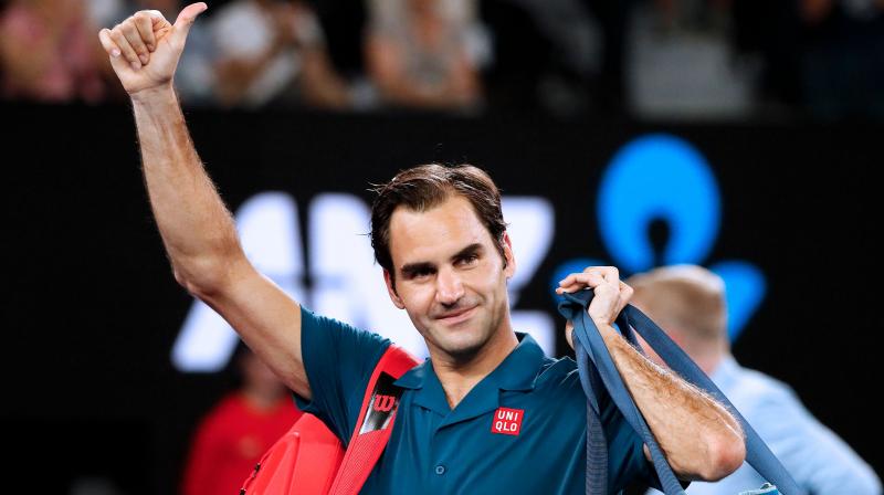 A video showing Federer stopped by a security guard in a hallway outside a locker room at the Grand Slam tournament made the rounds on Twitter on Saturday, drawing a mix of amazement and amusement. (Photo: AFP) A video showing Federer stopped by a security guard in a hallway outside a locker room at the Grand Slam tournament made the rounds on Twitter on Saturday, drawing a mix of amazement and amusement. (Photo: AFP)