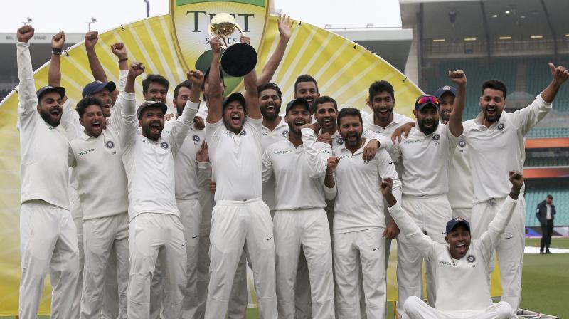 India stayed as the No 1 ranked Test team while Kohli was 25 points clear of second-ranked Kane Williamson.(Photo: PTI) India stayed as the No 1 ranked Test team while Kohli was 25 points clear of second-ranked Kane Williamson.(Photo: PTI)