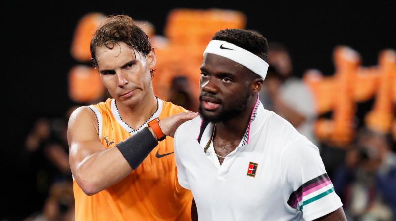 Nadal inched closer to winning an event he has only claimed once before when he trounced unseeded American Frances Tiafoe 6-3, 6-4, 6-2 in another ruthless display from a man who has not dropped a set so far. (Photo: AFP) Nadal inched closer to winning an event he has only claimed once before when he trounced unseeded American Frances Tiafoe 6-3, 6-4, 6-2 in another ruthless display from a man who has not dropped a set so far. (Photo: AFP)