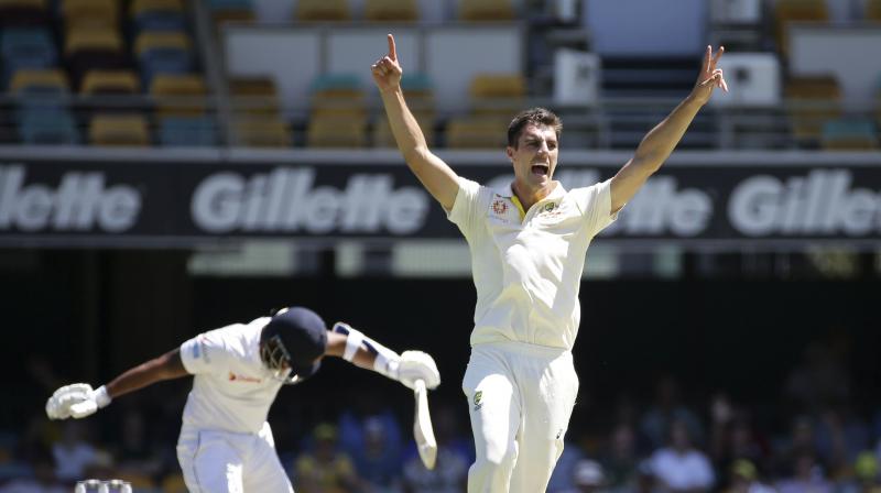 Led by a brilliant display of fast bowling from Pat Cummins, the Australians dominated a Sri Lankan outfit that never came to terms with the pace and bounce of the Gabba wicket. (Photo: AP) Led by a brilliant display of fast bowling from Pat Cummins, the Australians dominated a Sri Lankan outfit that never came to terms with the pace and bounce of the Gabba wicket. (Photo: AP)