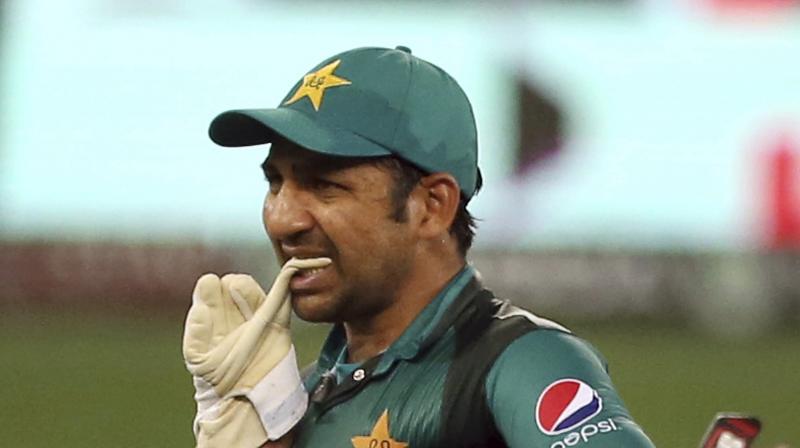 Sarfraz, the Pakistan wicketkeeper, was caught on a stumps microphone in the second ODI in Durban racially taunting the South African player in the Urdu language. (Photo: PTI) Sarfraz, the Pakistan wicketkeeper, was caught on a stumps microphone in the second ODI in Durban racially taunting the South African player in the Urdu language. (Photo: PTI)