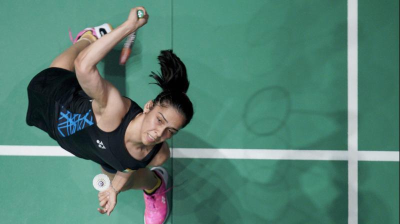 The London Olympics bronze medallist was trailing 4-10 in the opening game when Marin decided to withdraw from the contest. (Photo: AP) The London Olympics bronze medallist was trailing 4-10 in the opening game when Marin decided to withdraw from the contest. (Photo: AP)
