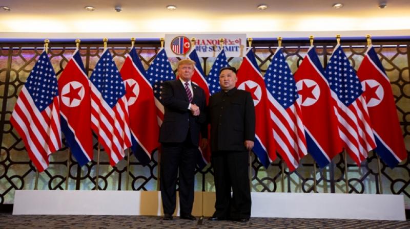 US President Donald Trump said on Wednesday he was "in no rush" to make a deal with North Korea to get it to dismantle its nuclear weapons program, and touted what he called his positive relationship with North Korean leader Kim Jong Un. (Photo:AP | File) US President Donald Trump said on Wednesday he was "in no rush" to make a deal with North Korea to get it to dismantle its nuclear weapons program, and touted what he called his positive relationship with North Korean leader Kim Jong Un. (Photo:AP | File)