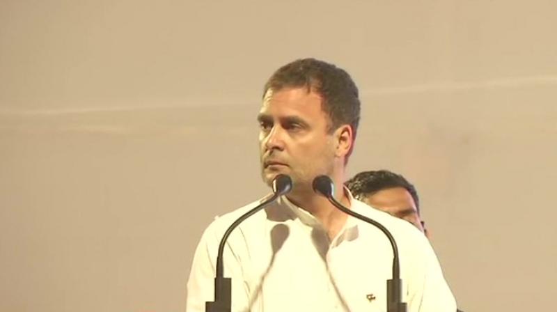 The Congress chief also said he was not bothered by the criticism of the Nyay minimum income scheme promised in the party manifesto. (Image: ANI) The Congress chief also said he was not bothered by the criticism of the Nyay minimum income scheme promised in the party manifesto. (Image: ANI)