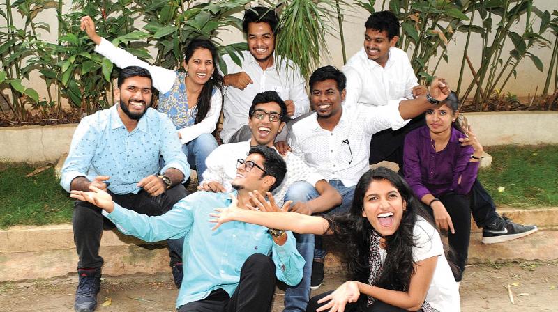 Pawan Kumar along with the GuitarClub team Pawan Kumar along with the GuitarClub team