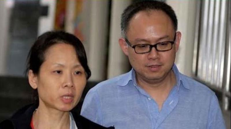 Trader Lim Choon Hong, 48, was sentenced to three weeks in jail and fined Sg$10,000 ($7,200), while his wife Chong Sui Foon, also 48, was jailed three months, the couple's lawyer said. (Photo: YouTube Screengrab) Trader Lim Choon Hong, 48, was sentenced to three weeks in jail and fined Sg$10,000 ($7,200), while his wife Chong Sui Foon, also 48, was jailed three months, the couple's lawyer said. (Photo: YouTube Screengrab)