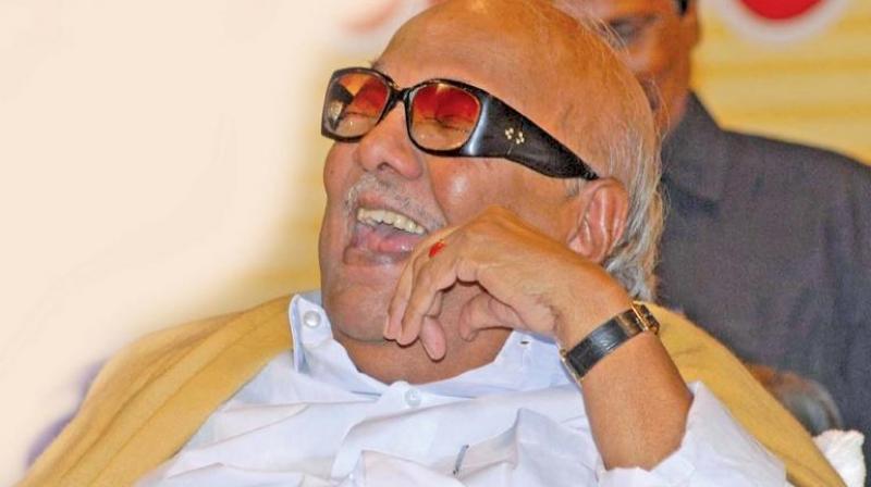 Late DMK president Muthuvel Karunanidhi. Late DMK president Muthuvel Karunanidhi.
