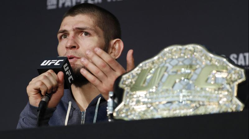 While Mayweather is undefeated in the 50 professional fights that he has fought so far, Nurmagomedov holds a 27-0 winning streak record. (Photo: AP) While Mayweather is undefeated in the 50 professional fights that he has fought so far, Nurmagomedov holds a 27-0 winning streak record. (Photo: AP)