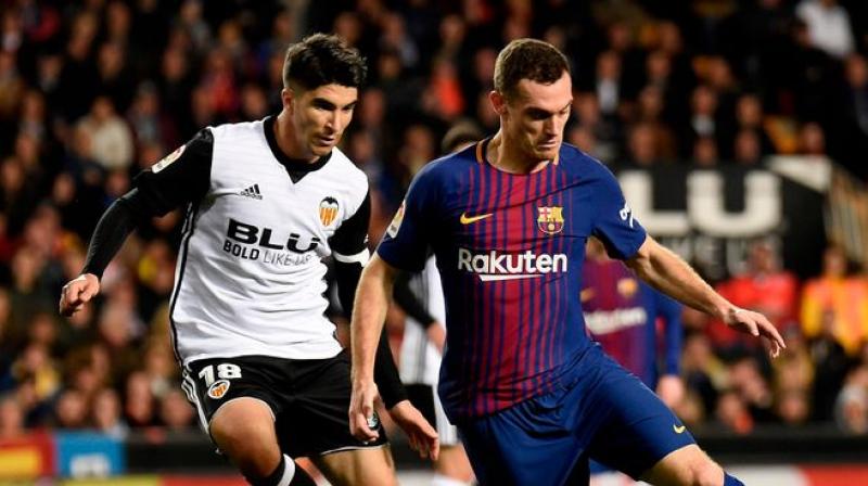 Barcelona only have two natural centre backs in Gerard Pique and Frenchman Clement Lenglet available for a demanding run of games starting with a top-of-the-table clash against Sevilla on Saturday at the Nou Camp. (Photo: AFP) Barcelona only have two natural centre backs in Gerard Pique and Frenchman Clement Lenglet available for a demanding run of games starting with a top-of-the-table clash against Sevilla on Saturday at the Nou Camp. (Photo: AFP)