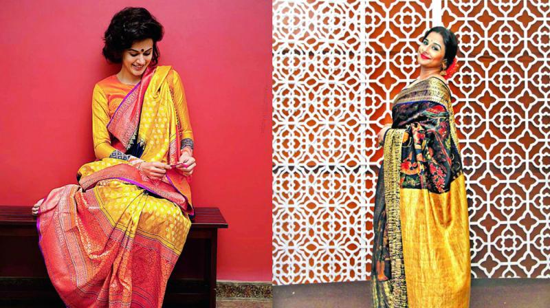 His designs are usually characterised by a cornucopia of vivid colours which is what sets his Lakme Fashion Week (Spring-Summer 2018) apart. Christened ‘Neel’, Gaurang’s scintillating saris in blue propounds craftsmanship from across India. His designs are usually characterised by a cornucopia of vivid colours which is what sets his Lakme Fashion Week (Spring-Summer 2018) apart. Christened ‘Neel’, Gaurang’s scintillating saris in blue propounds craftsmanship from across India.