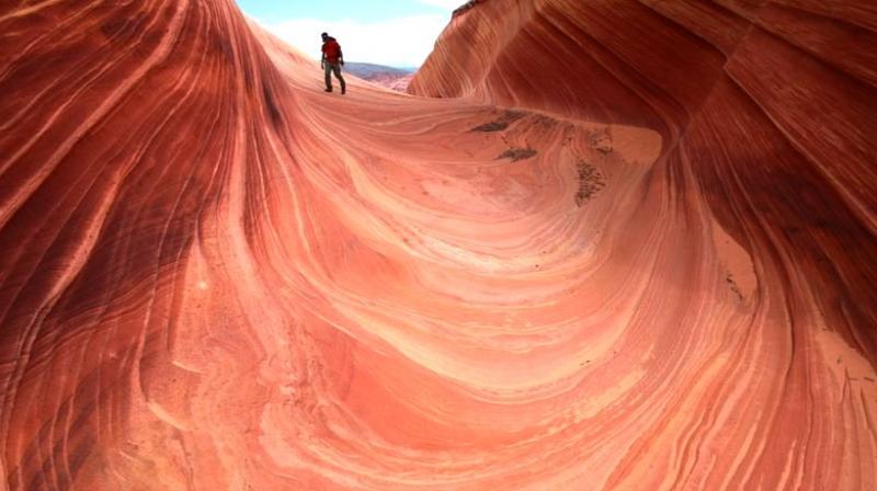The limit is designed to protect the delicate sandstone environment and create a peaceful solitude. (Photo: AP) The limit is designed to protect the delicate sandstone environment and create a peaceful solitude. (Photo: AP)