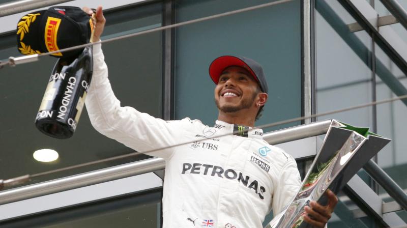 Lewis Hamilton steered his Mercedes to his fifth Chinese Grand Prix win. (Photo: AP) Lewis Hamilton steered his Mercedes to his fifth Chinese Grand Prix win. (Photo: AP)