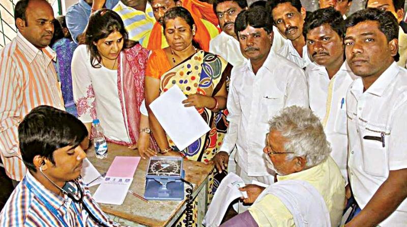 Women had attended the health camp in large numbers, but most of them were not ready to undergo mammography, says expert. Women had attended the health camp in large numbers, but most of them were not ready to undergo mammography, says expert.
