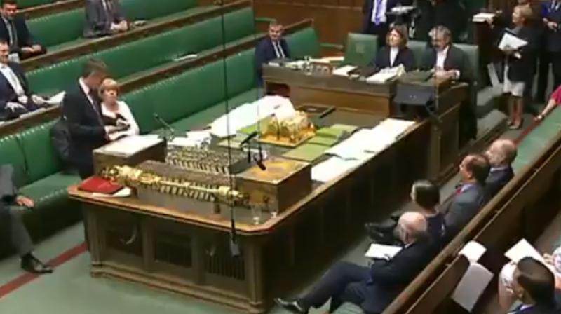 Siri's interruption prompted the Speaker of the Commons, John Bercow, to ask "what a very rum business that is." (Photo: Youtube) Siri's interruption prompted the Speaker of the Commons, John Bercow, to ask "what a very rum business that is." (Photo: Youtube)