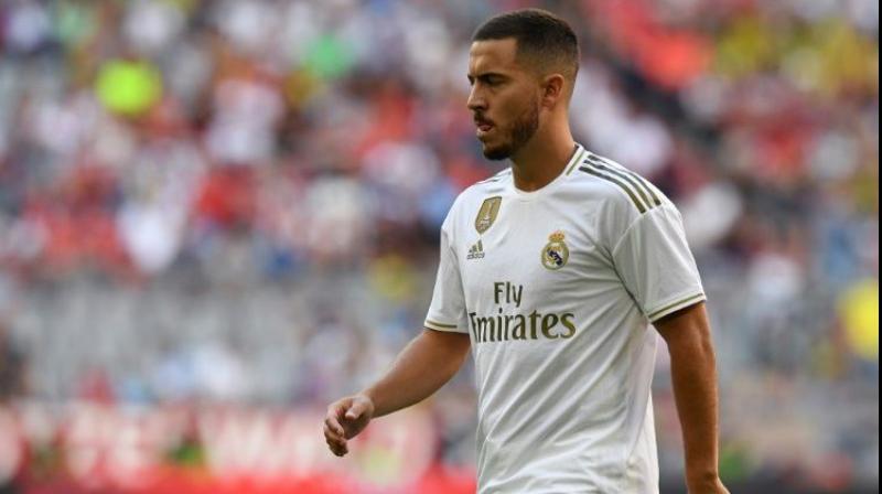 Real Madrid forward Eden Hazard is set for another lengthy spell on the sidelines after the club confirmed the Belgian had broken his ankle in Saturday’s 1-0 La Liga defeat at Levante. (Photo:AFP) Real Madrid forward Eden Hazard is set for another lengthy spell on the sidelines after the club confirmed the Belgian had broken his ankle in Saturday’s 1-0 La Liga defeat at Levante. (Photo:AFP)