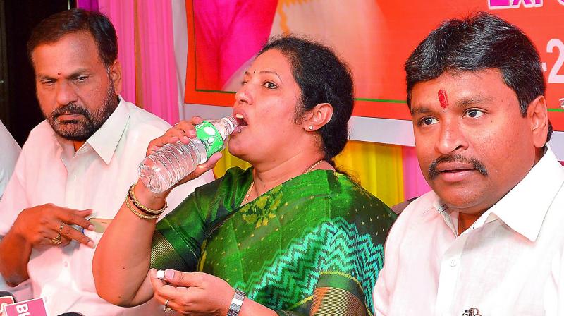 As the South Coast Railway was announced with Vizag as headquarters, the Railway Recruitment Board would be set up here and this would help in generating one lakh jobs for the youth, Ms Purandeswari said. (Photo: DC) As the South Coast Railway was announced with Vizag as headquarters, the Railway Recruitment Board would be set up here and this would help in generating one lakh jobs for the youth, Ms Purandeswari said. (Photo: DC)