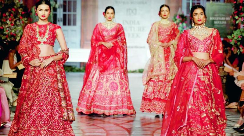 Lehengas by Rahul Mishra Lehengas by Rahul Mishra