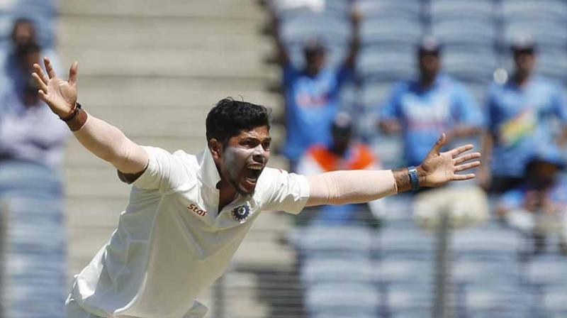Umesh Yadav showed great tenacity to pick up four wickets on spin-friendly track. (Photo: BCCI) Umesh Yadav showed great tenacity to pick up four wickets on spin-friendly track. (Photo: BCCI)