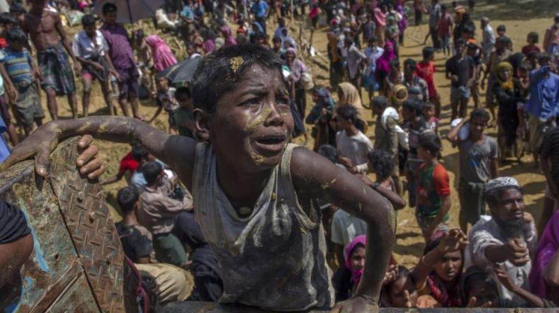 Myanmar Is Building Military Bases on Torched Rohingya Villages, Rights Group Says