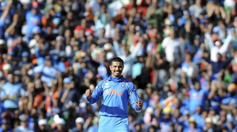 Ravindra Jadeja ran out Shoaib Malik during India's encounter against Pakistan. (Photo: AP) Ravindra Jadeja ran out Shoaib Malik during India's encounter against Pakistan. (Photo: AP)