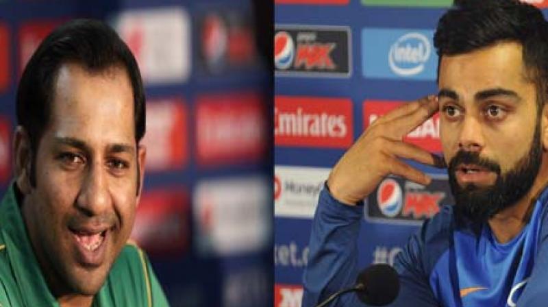 Pakistan captain Sarfraz Ahmed and India captain Virat Kohli (Photo: AP) Pakistan captain Sarfraz Ahmed and India captain Virat Kohli (Photo: AP)