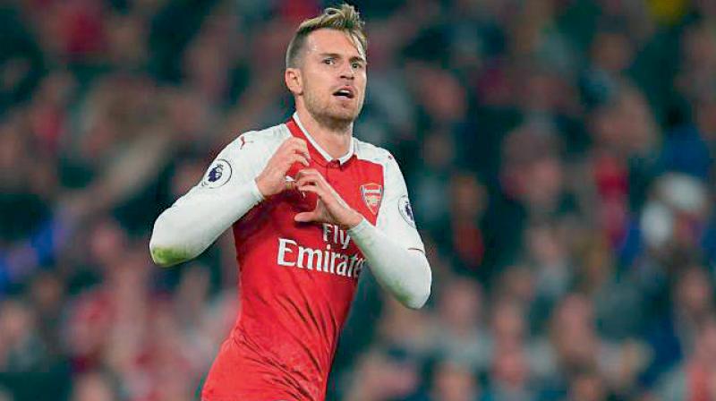 Three goals in his last six starts has helped Ramsey to regain a regular spot in the current Arsenal side. Three goals in his last six starts has helped Ramsey to regain a regular spot in the current Arsenal side.
