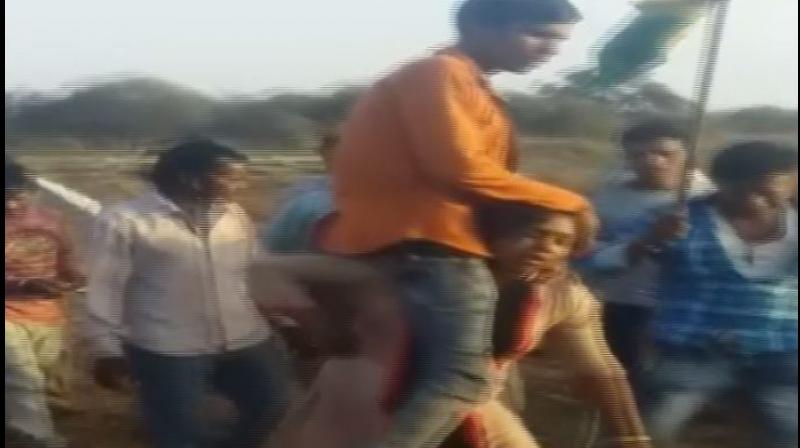 The matter came to fore after a video of the incident went viral. (Photo: ANI) The matter came to fore after a video of the incident went viral. (Photo: ANI)