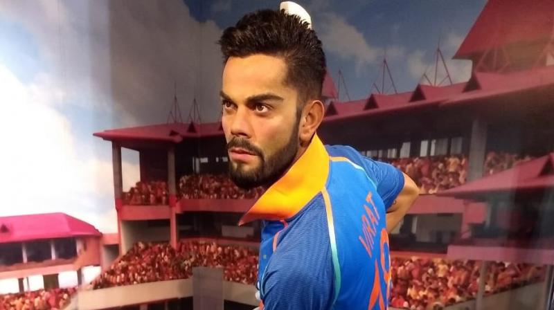 The wax statue of one of the world's leading batsmen will be on display at Madame Tussauds from Thursday until July 15 remaining at the museum for the duration of the tournament. The wax statue of one of the world's leading batsmen will be on display at Madame Tussauds from Thursday until July 15 remaining at the museum for the duration of the tournament.