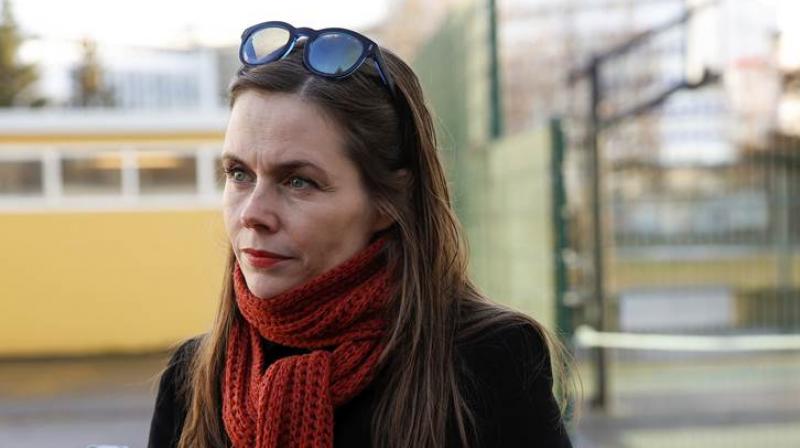 The Left-Green Movement’s Katrin Jakobsdottir, will likely get a chance to form a narrow majority in parliament. (Photo: AP) The Left-Green Movement’s Katrin Jakobsdottir, will likely get a chance to form a narrow majority in parliament. (Photo: AP)