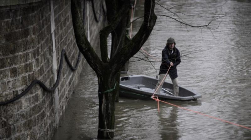 Around 1,500 people had been evacuated from their homes in the greater Paris region, according to police, while 1,900 households were without electricity. (Photo: AFP) Around 1,500 people had been evacuated from their homes in the greater Paris region, according to police, while 1,900 households were without electricity. (Photo: AFP)
