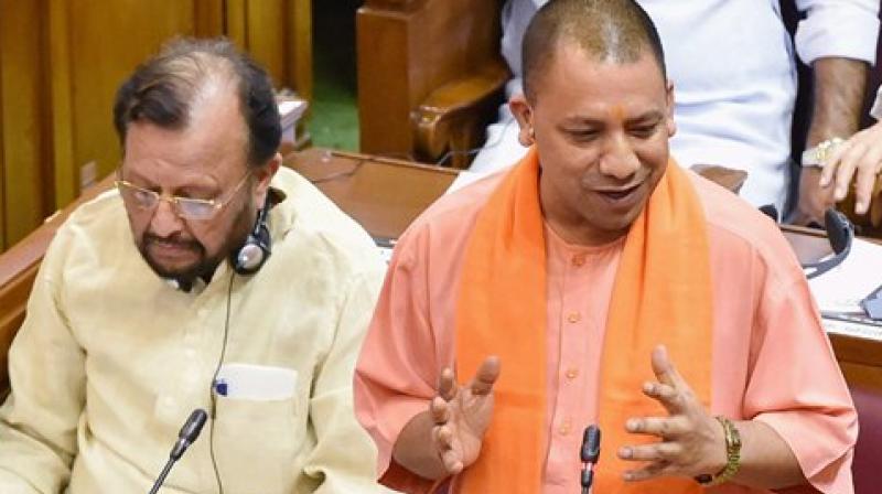 The RSS is the only organisation in the world which does not take any help from the government and works selflessly through its swayamsewaks and pracharaks for the country and culture, Yogi said. (Photo: PTI) The RSS is the only organisation in the world which does not take any help from the government and works selflessly through its swayamsewaks and pracharaks for the country and culture, Yogi said. (Photo: PTI)