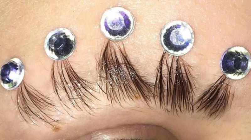 Brow crowns are the latest beauty trend. (Photo: Instagram / sofiepeterseen) Brow crowns are the latest beauty trend. (Photo: Instagram / sofiepeterseen)