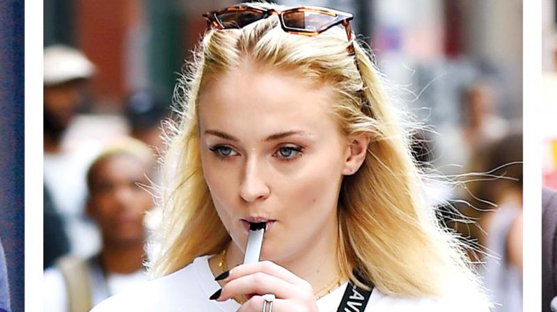 Picture of Game Of Thrones actress, Sophie Turner seen vaping. This image is used for representational purpose. Picture of Game Of Thrones actress, Sophie Turner seen vaping. This image is used for representational purpose.