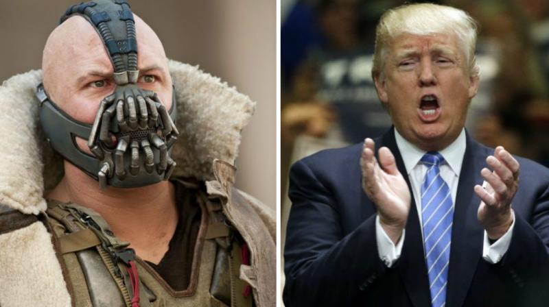 A small part of the US President-elect Donald Trump's inaugural speech was sounded somewhat similar to the dialogues of "The Dark Knight Rises" popular villain Bane. (Photo: AP) A small part of the US President-elect Donald Trump's inaugural speech was sounded somewhat similar to the dialogues of "The Dark Knight Rises" popular villain Bane. (Photo: AP)
