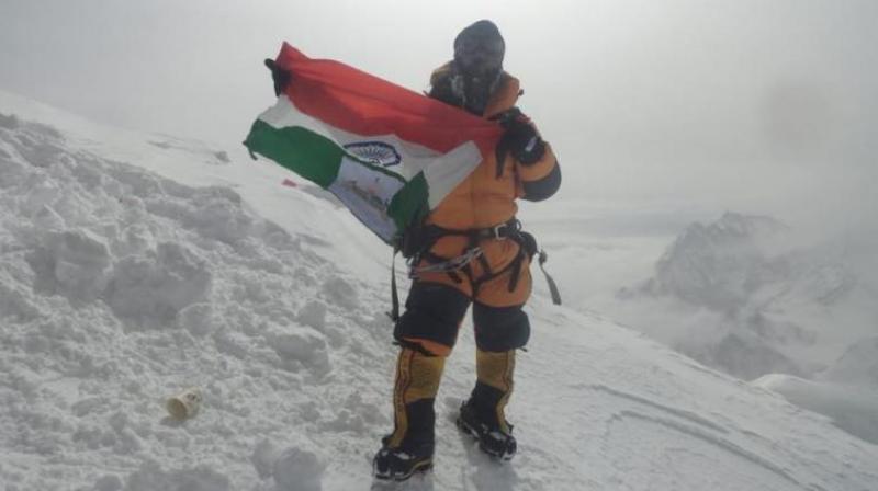 Linggi, a mother of four girls, scaled the world's highest peak on May 1. (Photo: Facebook/LowerDibangValley) Linggi, a mother of four girls, scaled the world's highest peak on May 1. (Photo: Facebook/LowerDibangValley)
