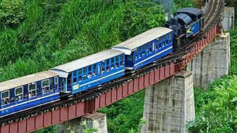Ooty hill train chugs along the NMR track. (Photo: DC) Ooty hill train chugs along the NMR track. (Photo: DC)