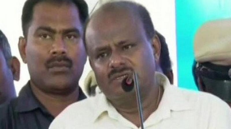 'What is the necessity for me to resign now. In 2009-10 when Yeddyurappa was Chief Minister of Karnataka then 18 MLAs had opposed him. But ultimately what happened?, ' Kumaraswamy told reporters here. (photo: ANI) 'What is the necessity for me to resign now. In 2009-10 when Yeddyurappa was Chief Minister of Karnataka then 18 MLAs had opposed him. But ultimately what happened?, ' Kumaraswamy told reporters here. (photo: ANI)