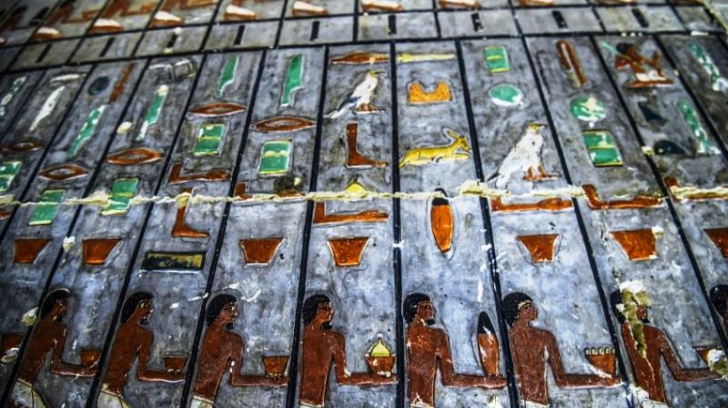 The excavation team has unearthed several tombs related to the Fifth Dynasty. (Photo: AFP) The excavation team has unearthed several tombs related to the Fifth Dynasty. (Photo: AFP)
