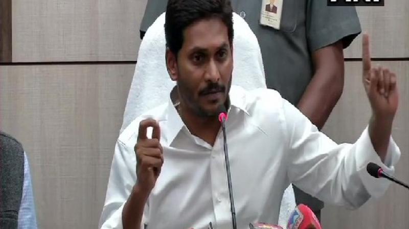 Reddy was sworn-in on May 30 as the Chief Minister of Andhra Pradesh after his party swept the Assembly polls and won 151 seats of 175 leaving only 23 seats to Chandrababu Naidu's Telugu Desam Party (TDP). (Photo: ANI | Twitter) Reddy was sworn-in on May 30 as the Chief Minister of Andhra Pradesh after his party swept the Assembly polls and won 151 seats of 175 leaving only 23 seats to Chandrababu Naidu's Telugu Desam Party (TDP). (Photo: ANI | Twitter)