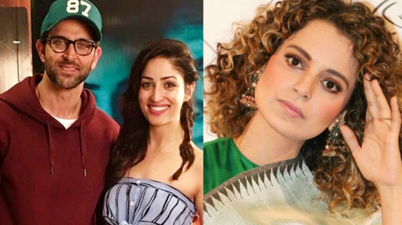Yami Gautam joins list of celebrities supporting Hrithik Roshan in his row with Kangana Ranaut. Yami Gautam joins list of celebrities supporting Hrithik Roshan in his row with Kangana Ranaut.
