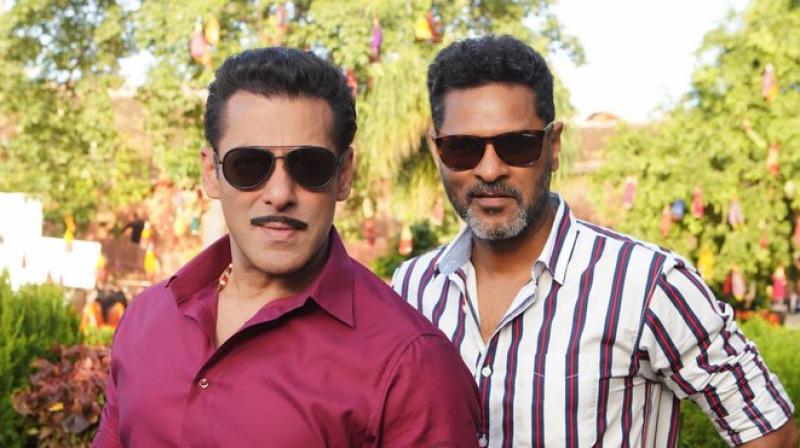 Salman Khan with Prabhudheva. (Photo: Twitter) Salman Khan with Prabhudheva. (Photo: Twitter)