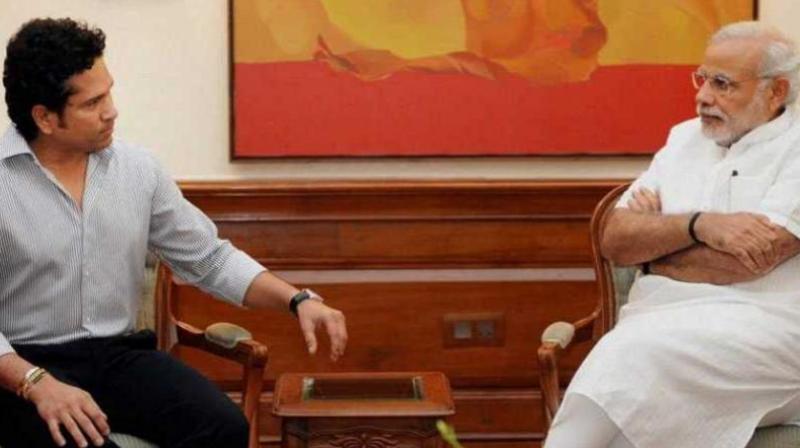 Prime Minister Narendra Modi was the most talked about Lok Sabha member, while Sachin Tendulkar the most popular Rajya Sabha member on Facebook. (Photo: PTI | File) Prime Minister Narendra Modi was the most talked about Lok Sabha member, while Sachin Tendulkar the most popular Rajya Sabha member on Facebook. (Photo: PTI | File)