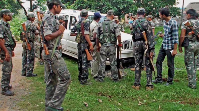 At least four jawans of Odisha State Armed Police were on Wednesday evening killed in an IED blast in Odisha’s Koraput district. (Photo: PTI/Representational) At least four jawans of Odisha State Armed Police were on Wednesday evening killed in an IED blast in Odisha’s Koraput district. (Photo: PTI/Representational)