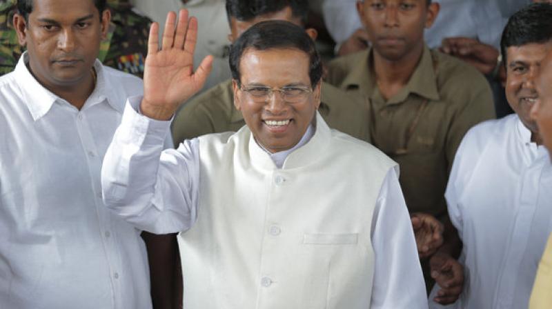 Sri Lankan president Maithripala Sirisena. Sri Lankan president Maithripala Sirisena.