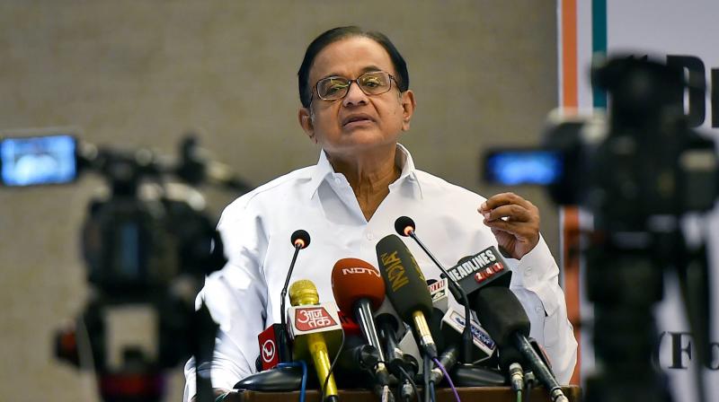 Former finance minister P Chidambaram (Photo: PTI) Former finance minister P Chidambaram (Photo: PTI)