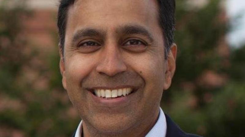 Krishnamoorthi, 43, won the Chicago-area US House of Representatives seat, the 8th Congressional District, vacated by Tammy Duckworth who won Illinois' US Senate seat. (Photo: Twitter) Krishnamoorthi, 43, won the Chicago-area US House of Representatives seat, the 8th Congressional District, vacated by Tammy Duckworth who won Illinois' US Senate seat. (Photo: Twitter)