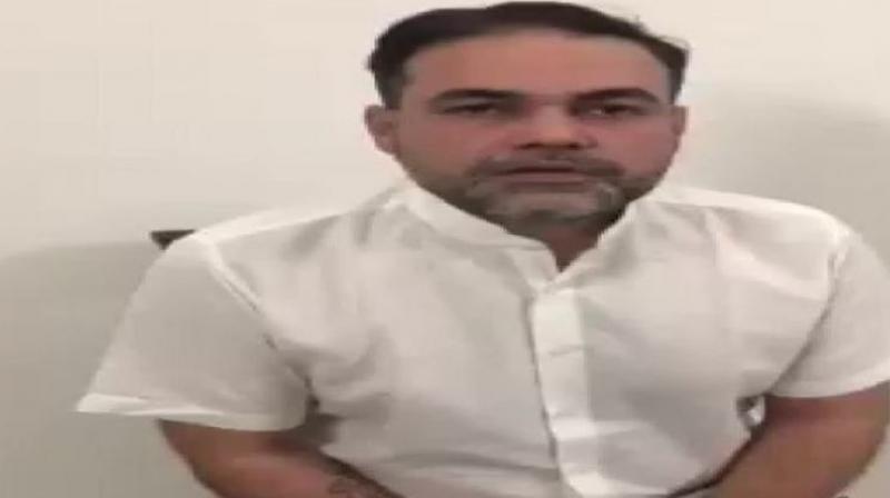 Pandey had allegedly brandished a pistol at guests of a five-star hotel here threatening them in the foyer, a video of which went viral on the social media. (Photo: File) Pandey had allegedly brandished a pistol at guests of a five-star hotel here threatening them in the foyer, a video of which went viral on the social media. (Photo: File)